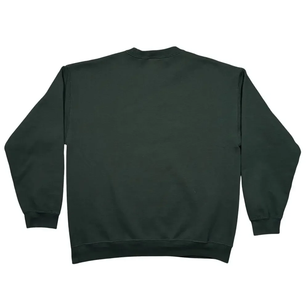 Rolling Stones Christmas Green Crewneck Sweatshirt Sweater Mens Size Large - Picture 5 of 6